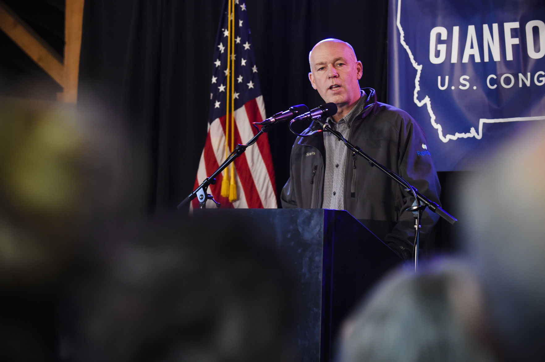 Greg Gianforte rally with Donald Trump Jr.